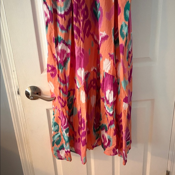 NEW BANJANAN hannah dress in ikat floral spice - Picture 6 of 10